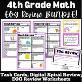 4th Grade Math EOG Review Test Prep BUNDLE! Word Problem D