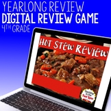4th Grade Math End of Year Game - Hot Stew Review - Spiral