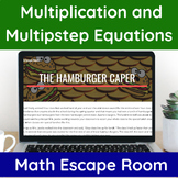 End of the Year Math Review Multiplication and Order of Op