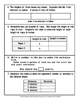 4th grade fsa math practice pdf