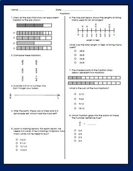 7th grade fsa math practice test answers