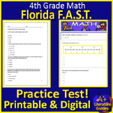4th Grade Math Florida FAST PM3 Practice Test Simulation F