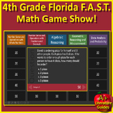 4th Grade Math Florida FAST Game PM3 Spiral Review Using F