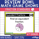 4th Grade Math Fraction Game Shows | Test Prep Review Acti