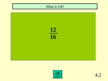 4th Grade Math, Fractions Jeopardy Review by Andrew S | TpT