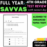 4th Grade Math Full Year Review | Topic 1-16 CA Savvas/enV
