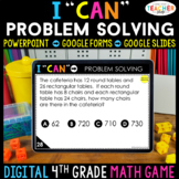 4th Grade Math Game DIGITAL | Problem Solving | Digital Resources