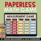 PAPERLESS 4th Grade Math Game | Math Test Prep | Spiral Re