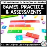 Math Games, Activities, Assessments, Spiral Review | 4th G
