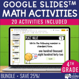 4th Grade Math Google Slides BUNDLE  | All Standards Test 