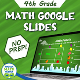 4th Grade Digital Math Lessons | Google Slides BUNDLE