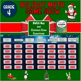 4th Grade Math Holiday Game Show for NWEA MAP and Common Core