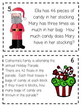 4th Grade Math Holiday Scoot by Teacher MoJo | Teachers Pay Teachers