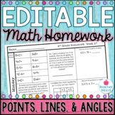 4th Grade Math Homework Week 27 | Classifying Triangles