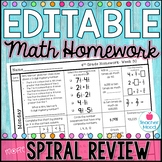 4th Grade Math Homework Week 30 | Spiral Review | Test Prep