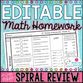 4th Grade Math Homework Week 31 | Spiral Review | Test Prep