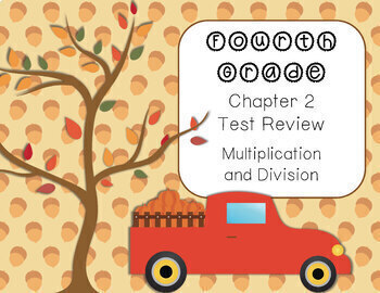 Preview of 4th Grade Math In Focus 2020 Chapter 2 Test Review (Print AND Digital!)