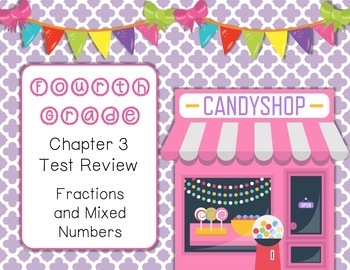 Preview of 4th Grade Math In Focus 2020 Chapter 3 Test Review (Print AND Digital!)