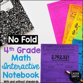 Preview of 4th Grade Math Interactive Notebook