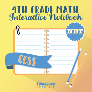 Preview of 4th Grade Math Interactive Notebook: NBT (Number & Operations in Base Ten)
