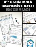 4th Grade Math Interactive Notes {Digital & PDF Included}
