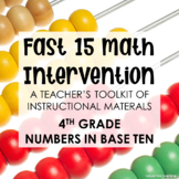 4th Grade Math Intervention Teacher Toolkit Hands-on Lesso