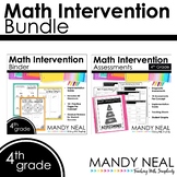 4th Grade Math Interventions Standards Based Bundle