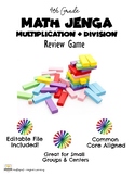 4th Grade Math Jenga
