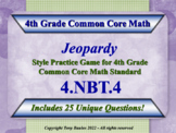 4.NBT.4  4th Grade Jeopardy - Add & Subtract Multi-Digit W
