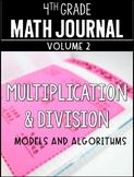 4th Grade Math Journal Multiplication and Division
