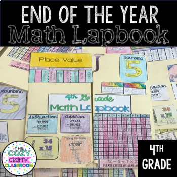 Preview of 4th Grade Math Lapbook