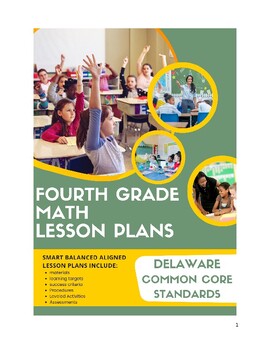 Preview of 4th Grade Math Lesson Plan - Delaware Common Core