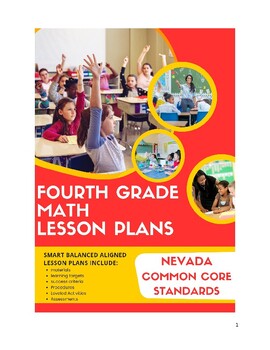 Preview of 4th Grade Math Lesson Plans - Nevada Common Core