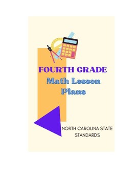 Preview of 4th Grade Math Lesson Plans - North Carolina Standards