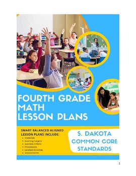 Preview of 4th Grade Math Lesson Plans - S. Dakota Common Core