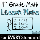 4th Grade Math Lesson Plans and Pacing Guide