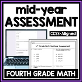 4th Grade Mid Year Math Assessment: Baseline Test Winter M