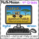 4th Grade Math Digital Escape Room-End of Year Review Myst