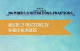solving problems involving multiplication of fractions