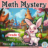 4th Grade Math Mystery Easter,Easter egg hunt math