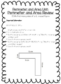area and perimeter worksheets grade 4 pdf