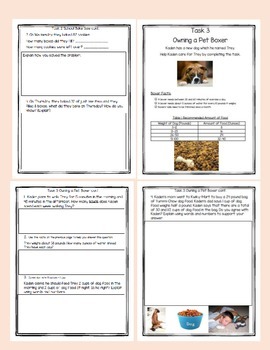 4th Grade Math Performance Tasks SBAC prep by Tales of a Fourth Grade