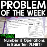 4th Grade Math | Problem of the Week | Number and Operations