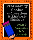 4th Grade Math Proficiency Grading Scales- Operations & Al