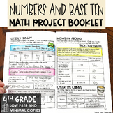 4th Grade Math Project Booklet Place Value Base Ten Math R