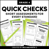 4th Grade Math Quick Checks