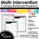4th Grade Math RTI Computational Fluency Progress Monitoring