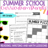 4th Grade Math, Reading, and Writing Summer School Curricu
