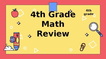 Preview of 4th Grade Math Review