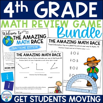 Preview of 4th Grade Math Review | Bundle